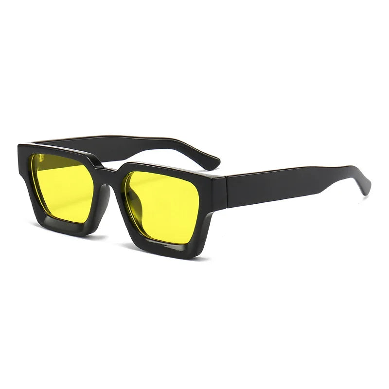 Colourfull Popular Square Sunglasses – Retro Tinted