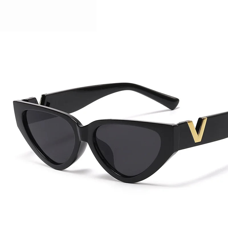 Luxury Glamour Cat Eye Sunglasses – Fashion Designer Runway Eyewear