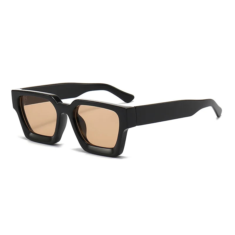 Colourfull Popular Square Sunglasses – Retro Tinted