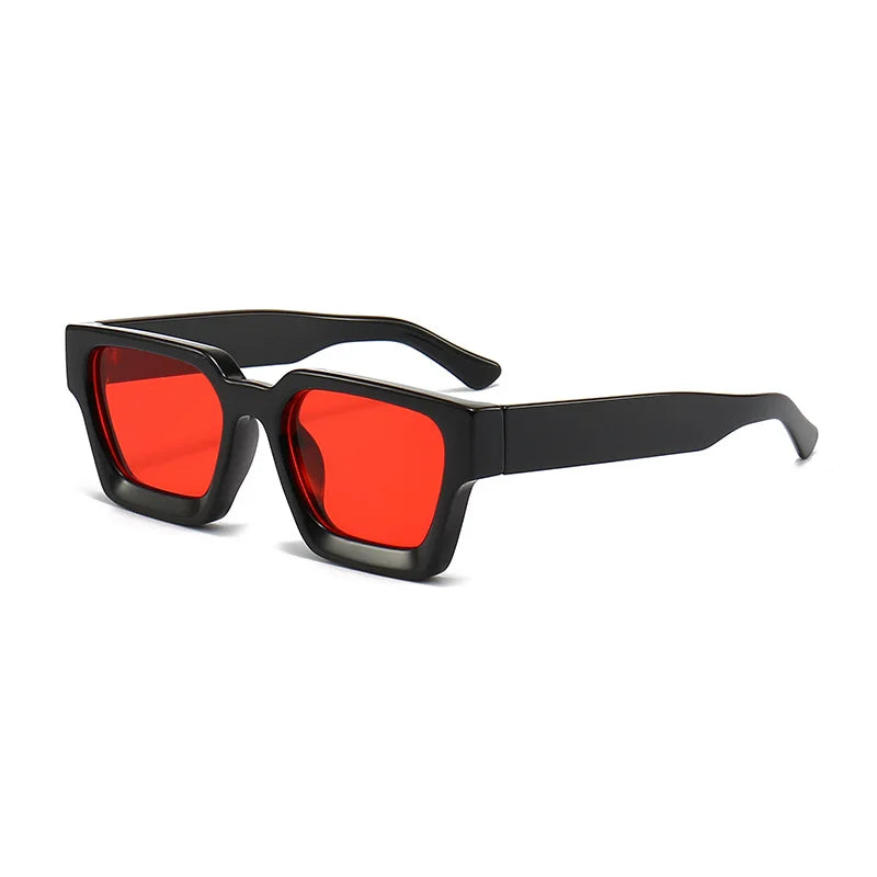 Colourfull Popular Square Sunglasses – Retro Tinted