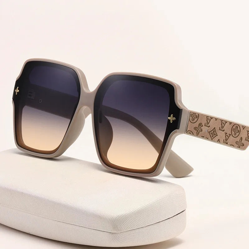 Fashion Square Frame Luxury Sunglasses